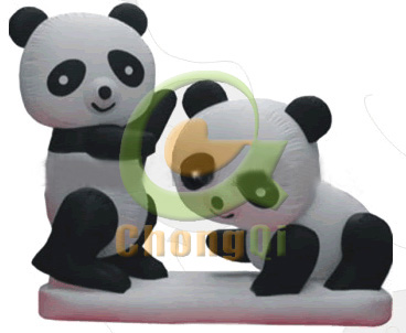 inflatable panda cartoon